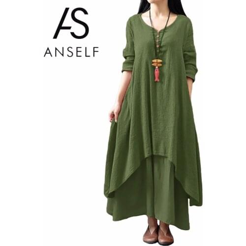 5XL Plus Size Dress Women Maxi Long Dress 2020 Summer Boho Dress Robe female Vintage V Neck Long Sleeve Gown Large Sizes Vestido