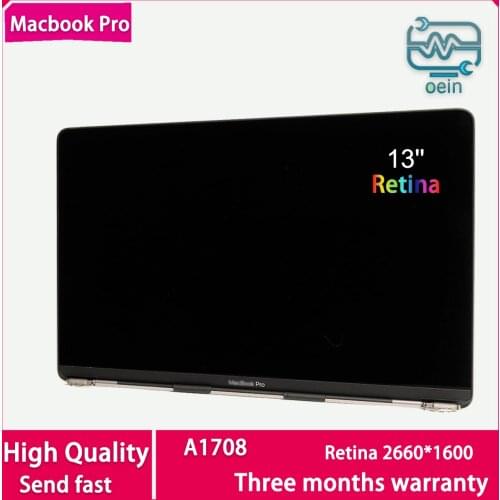 Strict Test New LCD Screen Display For MacBook Pro Retina 13" A1708 LCD Assembly 2016 2017 Year Glass Panel Monitor Replacement