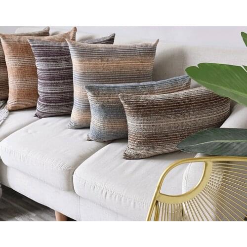 NicHome 1PC Chenille Cushion Cover Pillowcase Solid Color Pillow Case Sofa Throw Pillows Room Pillow Cover Home Decor