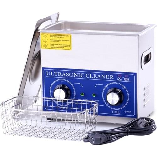 120W 3.2L Deisel Common Rail Fuel Injectors Steel Ultrasonic Tank Cleaning Machine for Pump Parts Nozzles Valves Cleaner