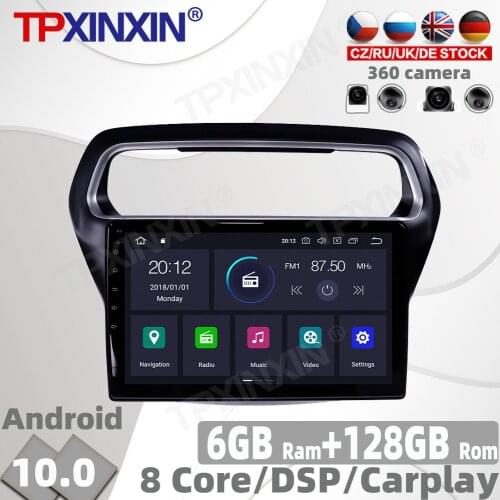 128GB Android 10 For Ford Escort 2015 2016 - 2018 Car Radio Multimedia Video Player Navigation GPS Accessories Auto 2din no DVD