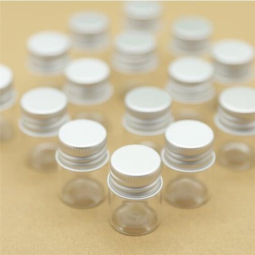 24 Pieces 22*30mm 5ml Small Glass Bottles storage bottles & jar Tiny Glass Jars Vials Mini Containers DECORATIVE Bottles