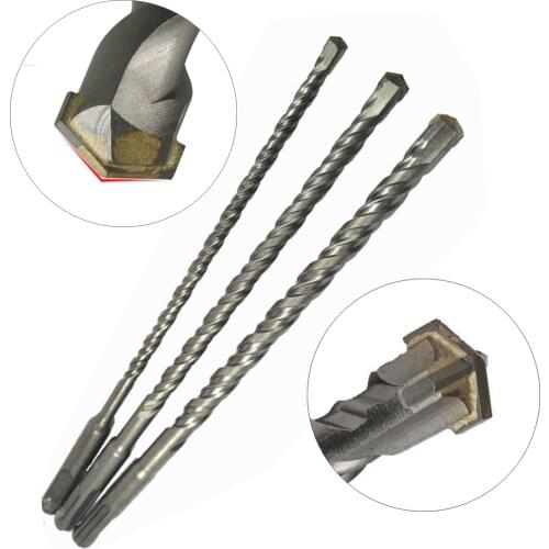 3Pc or 4pc /sets 260mm SDS Plus Drill Bit Hammer Concrete Bits Masonry Drill Brick Wall Block Power Tools