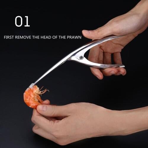 304 Stainless Steel Shrimp Peeler Kitchen Gadgets Shrimp Opener Crayfish Skin Shrimp Shrimp Peeling Tongs To Shrimp Shell Shrimp