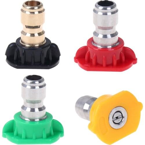 5pcs/lot 1/4" Quick Connector Car Washing Nozzles Metal Jet Lance Nozzle High Pressure Washer Spray Nozzle