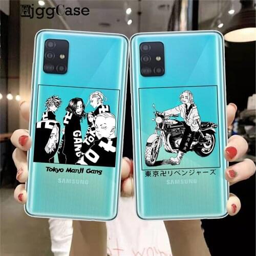 Tokyo Revengers Manjiro Sano Clear Phone Case for Samsung A52 A72 A32 A42 A51 A71 A21S A31 A41 A11 A50 A70 A40 Cute Anime Cover