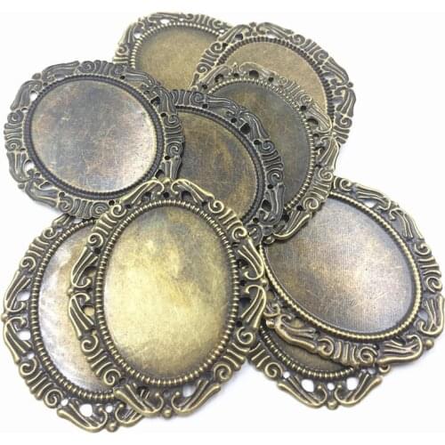 10Pcs Bag Embelishment Ornament Antique Bronze Tone Flowers Filigree Wraps DIY Findings 5.3x4.4cm Fit For 4x3cm
