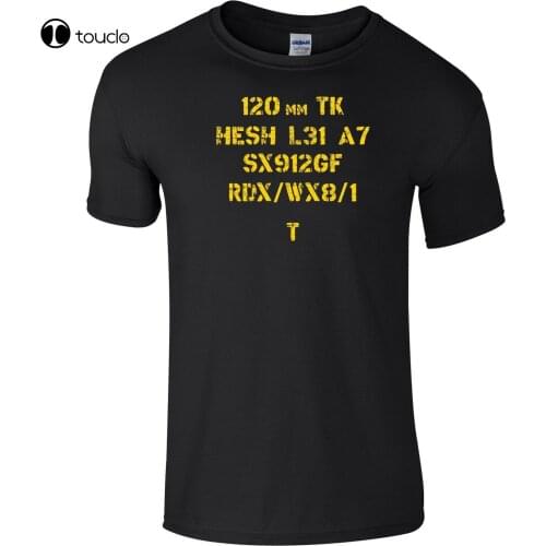 Chieftain Tank Hesh Round T-Shirt, 120Mm British Army, Military Small To 4Xl