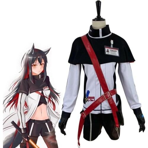 Game arknights texas cosplay costume halloween carnival jackets shorts wig female anime uniform Full set
