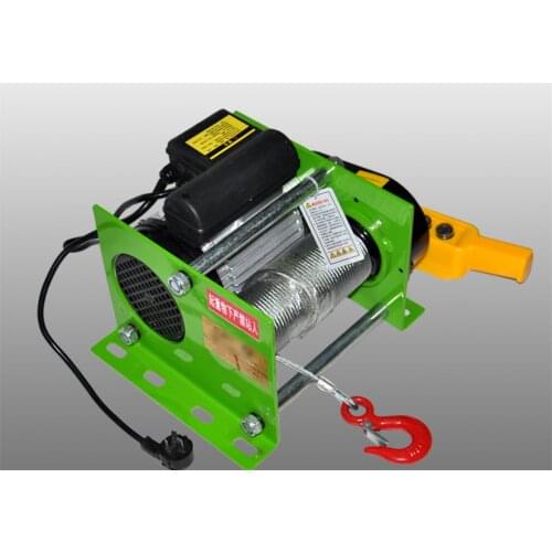 980W/1400W/2200W/ Wire rope hoist micro electric hoist electric hoist electric winch 220v380v 200/600/800kg free shipping