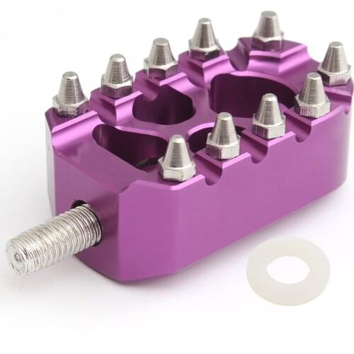 Motorcycle Adjustable Purple Alloy Shifter Brake Arm Peg Shifter Peg For Harley Touring Sportster Dyna Softail Motorsports