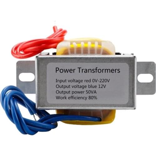 Ei Type Transformer 220V to 12V Plain Meter Copper Power Transformer Vu Driver Board High Accuracy Power Transformer