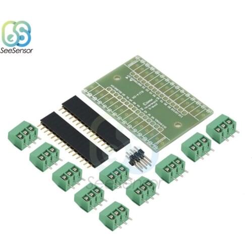 Controller Terminal Adapter NANO IO Shield V1.0 Expansion Board Simple Extension Plate PCB Board DIY Kits for Arduino