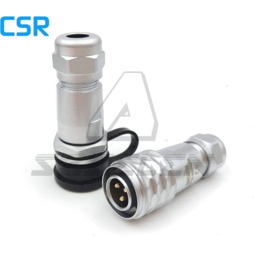 WEIPU SF12 3pin Waterproof connector Male and female connectors , LED cable connector Waterproof 3pin plug and socket IP67