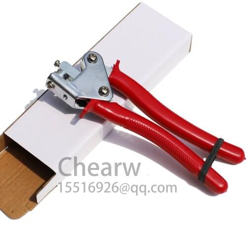 1piece crane hand shank lead sealing plier safety red engrave customization stamp crimp tool