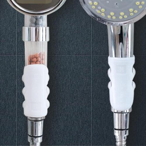 2Pcs Bathroom Shower Head Holder Suction Cup Wall Mounted Non-slip Stand Bracket