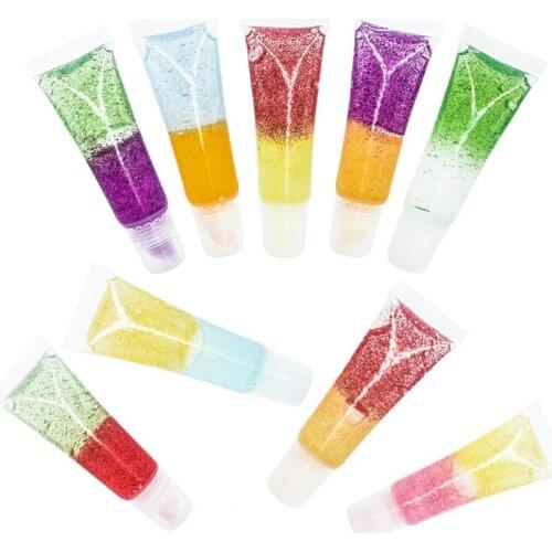 9 Colors Fantasy Lip Oil Hose Lip Balm Lipgloss Lip Glaze Clear Wholesale Flavoring Oil Makeup Lip Moisturizer Lip Gloss Base