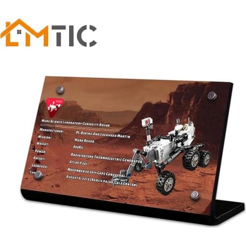Acrylic display stand brand suitable for model 21104 Mars Science Laboratory Curiosity rover toy building block