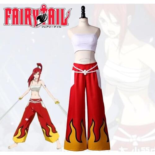 Anime Fairy Tail Cosplay Costume Erza Scarlet Cosplay Costume Brand Japanese Unisex Halloween Costume For Women Men