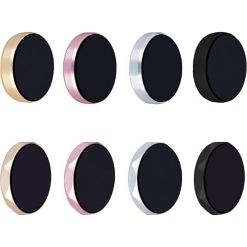 Car Magnetic Car Phone Holder Dashboard Mini Round Stand For IPhone Samsung Xiaomi Metal Magnet GPS Car Mount Car Accessories