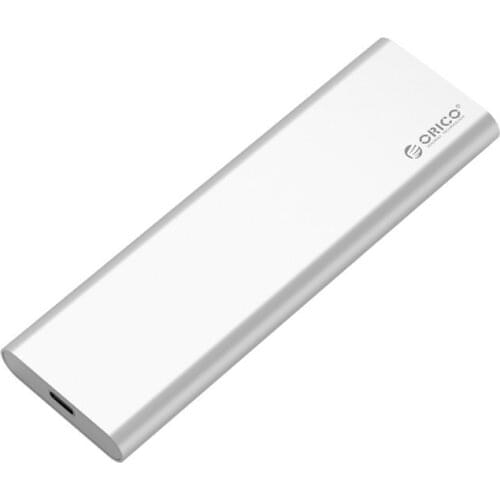 Free shipping ORICO Aluminum Dual Bay mSATA Type-C SSD Enclosure USB3.1 GEN2 Support 10Gbps High-speed For Mac -Silver MSG-RC3