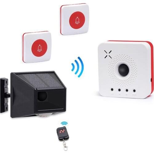 Wireless 433MHz Elderly Care Alarm System Emergency SOS Panic Button Built-in PIR Motion Sensor Detector