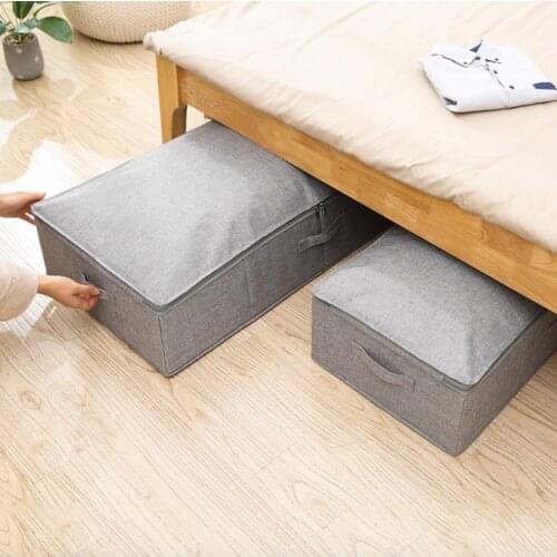 Large Quilt Storage Bag With Zipper Handles Portable Dust-Proof Household Toys Food Wash Bag Container Clothes Blanket Storage