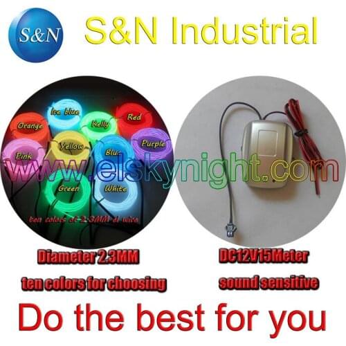 DC12V15M el inverter/controller+ Diameter 2.3MM15meters+free shipping