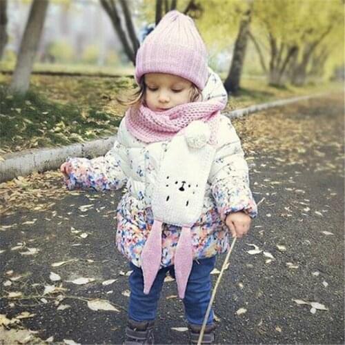 Childrens New Autumn Winter Boys Girls Kids Cute Scarf Cotton O Ring Neck Scarves Winter Scarf Baby Children Wool 4 Colors