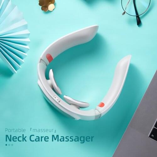 Electric Pulse Neck Massager Low Frequency Magnetic Therapy Pulse Pain Relief Health Care Relaxation Vertebra Physiotherapy
