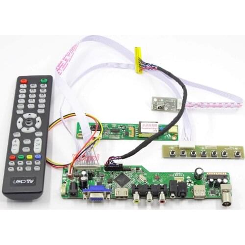 Controller Board Kit for N141X201 N141X203 N141X204 TV+HDMI+VGA+AV+USB LCD LED screen Driver Board