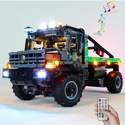 Led Light Kit Compatible with 42129 4x4 Zetros Trial Truck Building Blocks DIY Toy
