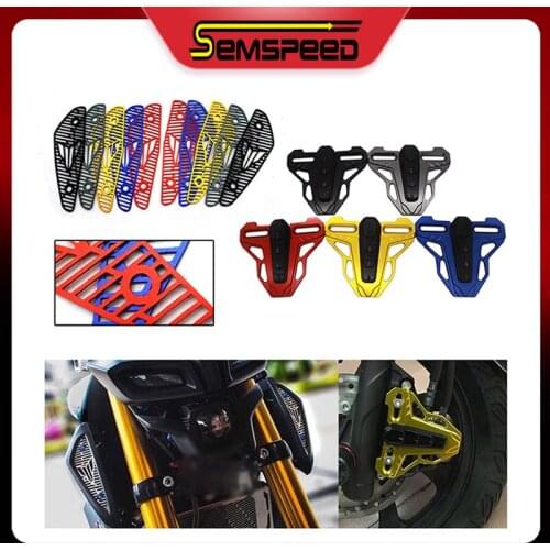 Motorcycle Air Intake Filter Caliper Cover Set For Yamaha MT-15 mt 15 2018 2019 2020 SEMSPEED CNC Front Rear Brake Disc Guard