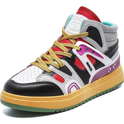 Quality Autumn Winter Leather Men Sneakers High Top Ankle Shoes Fashion Casual Sapato Masculino Women Tide Sports Board Boots