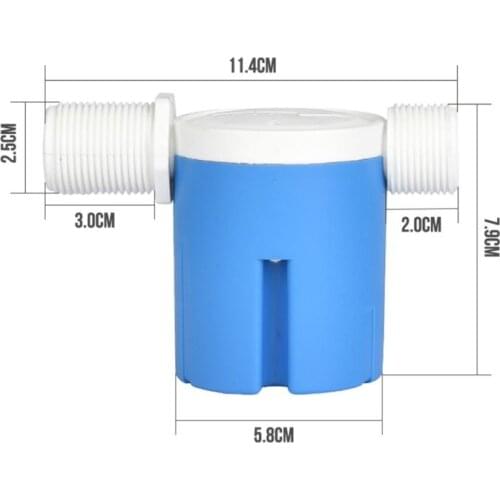 New 1/2\" 3/4\" 1\" Automatic Water Level Control Valve Tower Tank Floating Ball Valve E7CB