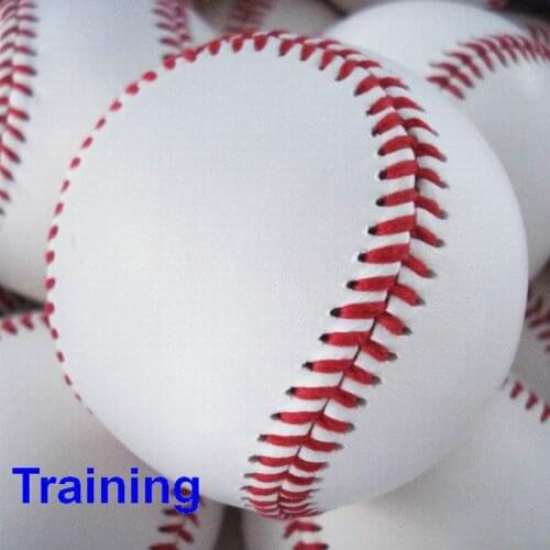 Training Baseball Soft Rubber Core or Hard Cork Core not for Alloy Baseball Bat, about 140g 9 Inch Circumference 70mm Diameter