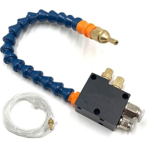 Cooling sprayer flexible coolant pipe coolant sprayer coolant spray hose mist spray nozzle engraving machine pneumatic cutting
