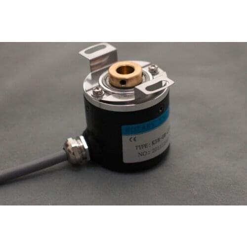 Hollow Shaft Photoelectric Rotary Encoder ZKP3808 600 Pulse 600 Line ABZ Three Phase 5-24V