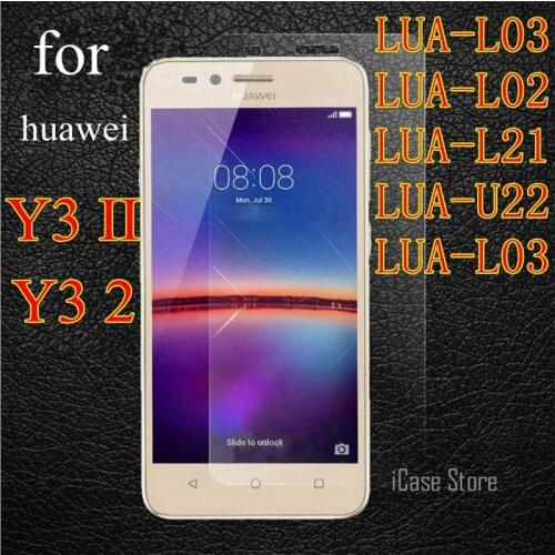 9H 2.5D Tempered Glass For Huawei Y3 II / Y3 2 / Y3ii LUA-L03 LUA-L02 LUA-L21 LUA-U22 LUA-L03 Screen Protector Film case cover