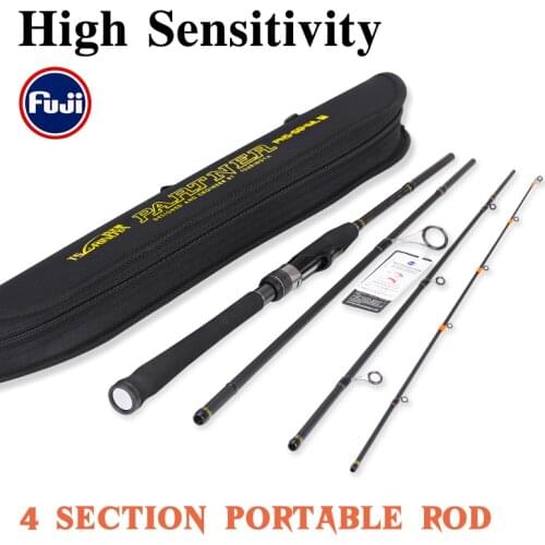 TSURINOYA PARTNER 4Sec Spinning Rod Casting Rod 1.98m/ML/4-16g 2.13m/M/5-21g Fast Fishing Rod FUJI Rings Pesca Olta Cana Peche