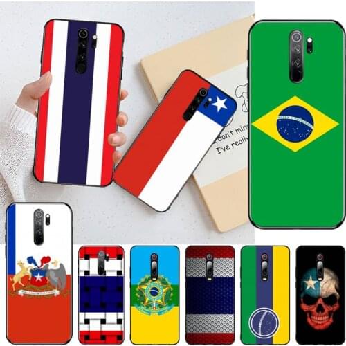 Thailand Chile Brazil Flag Phone Case for Redmi 9A 8A 7 6 6A Note 9 8 8T Pro Max Redmi 9 K20 K30 Pro