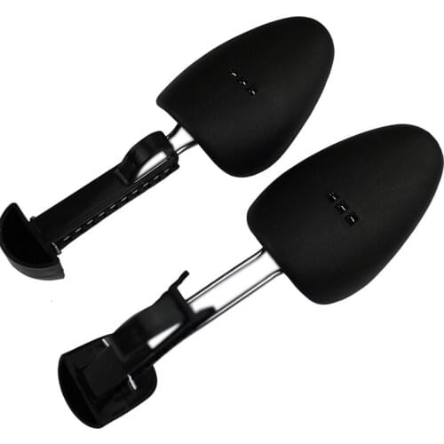 1 Pairs Practical Plastic Adjustable Length Men Shoe Trees Stretcher Boot Holder Organizers Black Shoe Tree for Men Shoe Racks