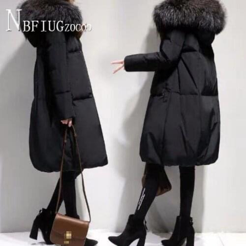 100kg Fat Sister Women Parkas Winter Long Style Korean Loose Thick Female Overcoat