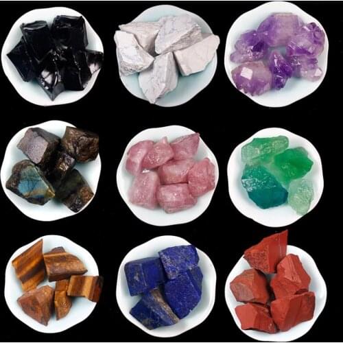 50g/bag Natural Irregular Crystal Quartz Rock Healing Ore Ornament Mineral Energy Stone For Garden Fish Tank Decoration Stone