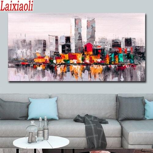 City Building Diamond Embroidery,Full,square,round diamond painting picture of Rhinestone,Mosaic Cross Stitch,abstract art decor