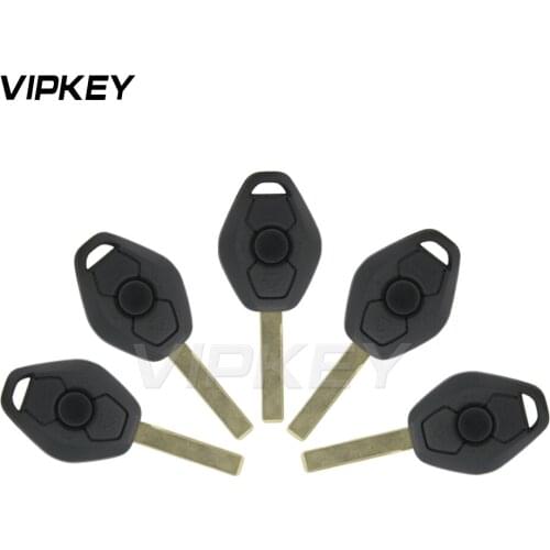 Remotekey 5pcs remote key case shell 3 button HU92 for BMW 3 5 series X3 X5 Z4 car key cover