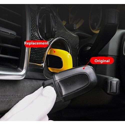 ABS One Button Start Passive Keyless Enter Car Key Cover Case for Porsche Macan Cayenne Panamera Styling Replacement Accessories