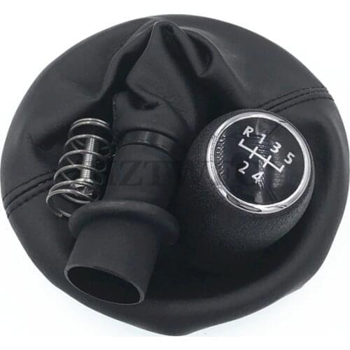High Quality Car Gear Shift Knob 5 Speed Gear Lever Stick Gaiter Boot Cover For VW Transport T5 T5.1 T6 2003 2005-2015