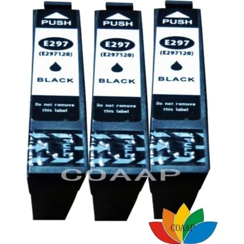 3 Compatible T2971 Black Ink Cartridges for Epson XP 231 431 241 inkjet Printer