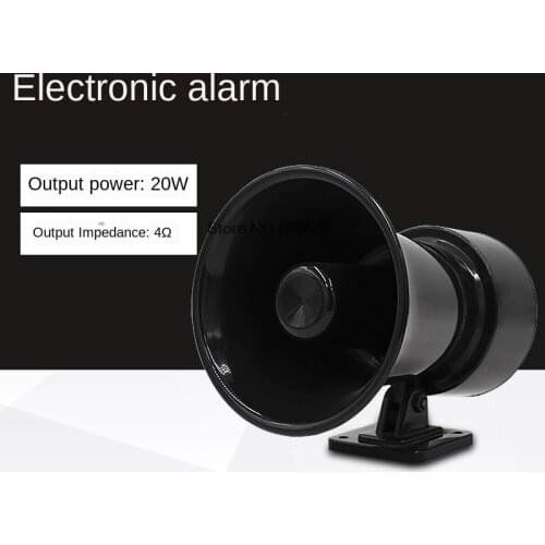 Electronic Alarm Single Tone Car Alarm White Can Be Customized